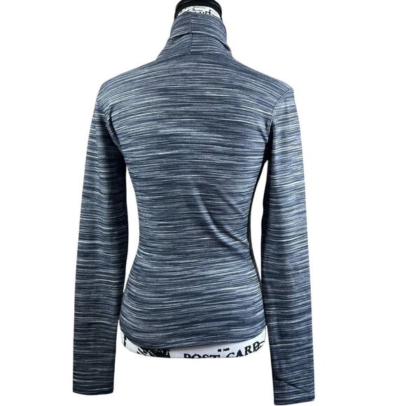 Lululemon Melodic Movement Long Sleeve Space Herringbone Black White size 8 - Picture 2 of 13